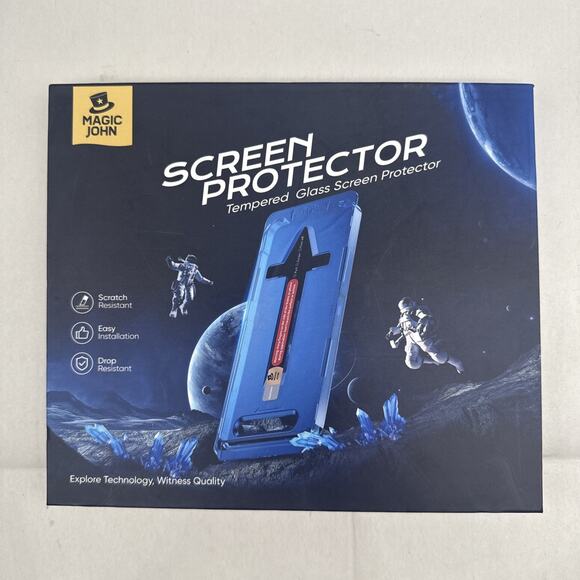 2 Pack for Iphone 15 Pro Max 6.7 Inch Tempered Glass Screen Protector *READ DE.. - Picture 2 of 16